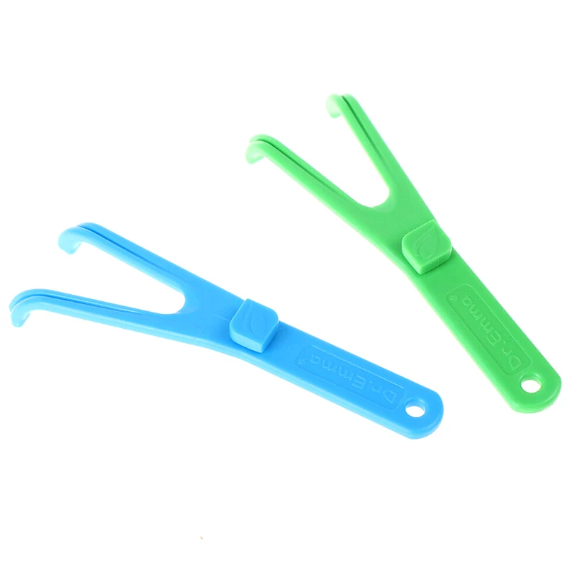 

8 Pcs Y-shape Floss Holder Floss Interdental Cleaner Tooth Tool Aid Pick Teeth CJ666