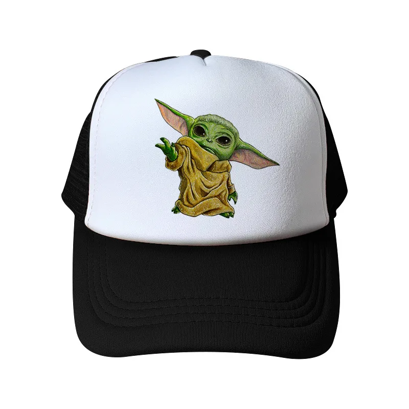 Baby Yoda Hat Baseball Mesh Cap Summer 