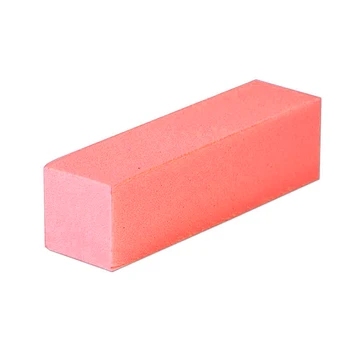 

DROPSHIP 1pcs Pink Form Nail Buffers File For UV Gel White Nail File Buffer Block Polish Manicure Pedicure Sanding Nail Art Tool