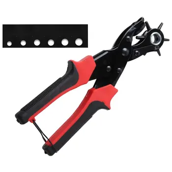 

Multifunctional elliptical hole belt puncher Durable upgraded round hole 60 # steel Circlip Punch Vigorously Belt PVC Bag