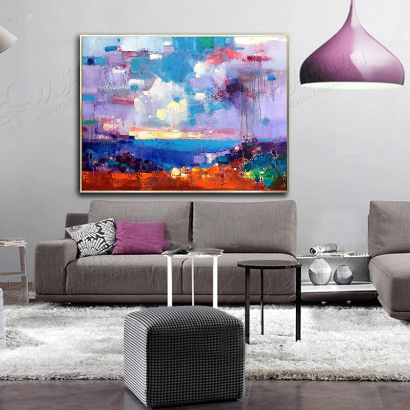 

Large Wall Art Abstract Painting Minimalist Art Modern Wall Art Decor Original Textured Painting Wall Pictures For Living Room