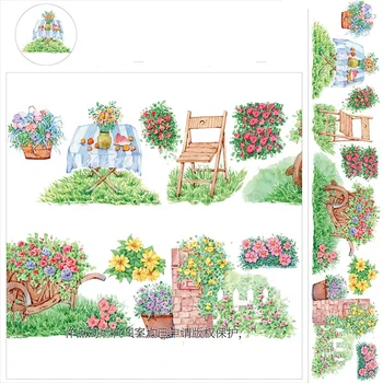 

New 6.5cm*3M In The Garden Washi Tape