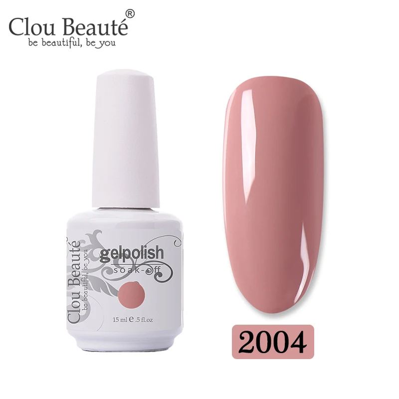 Clou Beaute лак для ногтей 15 мл Блестящий Гель-лак для ногтей Дизайн ногтей Маникюр УФ-лак Гель-лак - Цвет: 2004