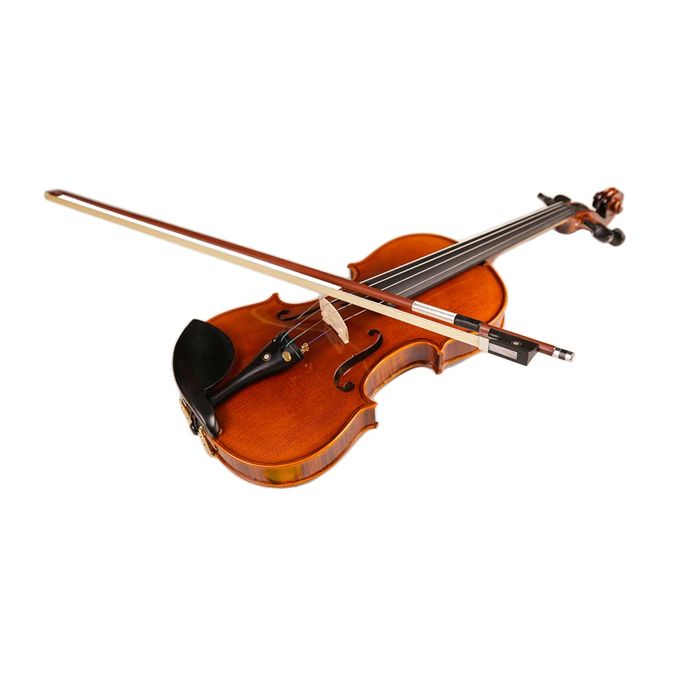 High-grade Natural Stripes Maple Violin Full Hand-made Alcohol Paint Violino 4/4 3/4 Naturally dried 20 years TONGLING Brand