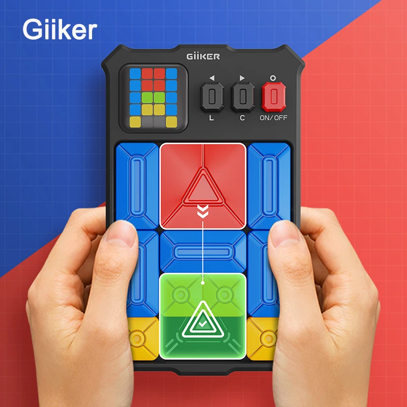 Giiker Super Slide Huarong Road Smart Sensor Game 500+ Levelled UP Brain  Teaser Puzzles Interactive Fidget Toys For Kids Gifts