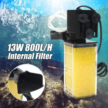 

13W 800L/H Air Oxygen Aquarium Submersible Internal Filter Filtration Water Pump Aquarium Fish Tank