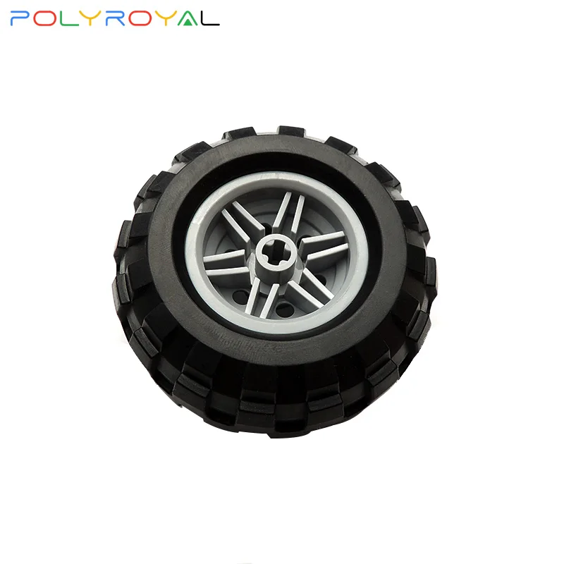 

Building Blocks Technicalalal DIY al Parts Moc 56x26mm 1 PCS Tire Off-road Car Leather wheel Compatible Assembles Particles