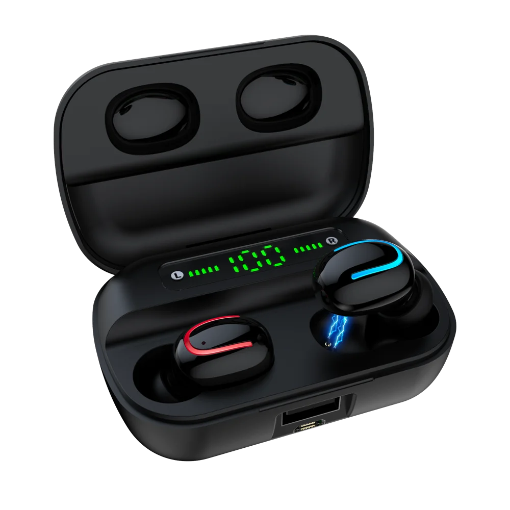 TWS Bluetooth наушники с громкой связью бинауральные для телефона 3D стерео музыкальные