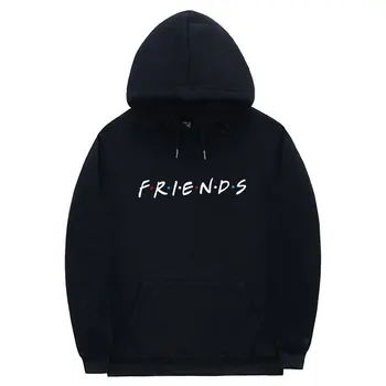 

Friends Letter Print Hoodies Sweatshirt Autumn Winter Fleece Hoodie streetwear Women off white Hoodies Long Sleeve Pullovers
