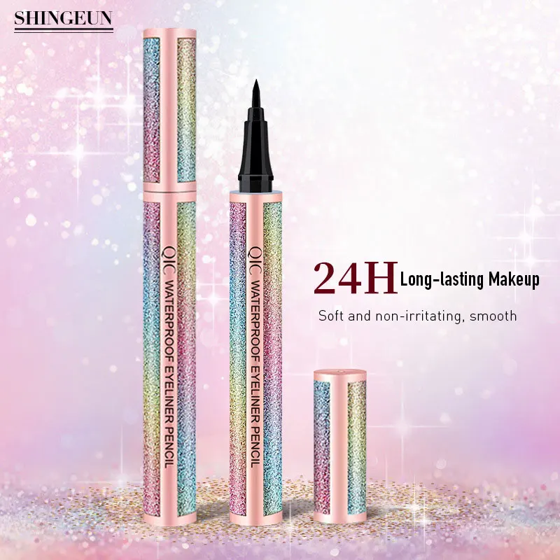 Nissi Косметическая подводка для глаз карандаш для глаз водостойкий макияж, Smudgeproof, Крылатый стойкий жидкий карандаш для глаз, черный(1 шт