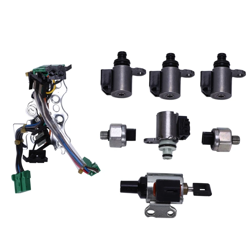 

Valve Body Solenoids Kit Gearbox Solenoid Valve Wire Speed for Nissan Altima Sentra Rogue CVT JF011E RE0F10A RE0F10E F1CJA 33446