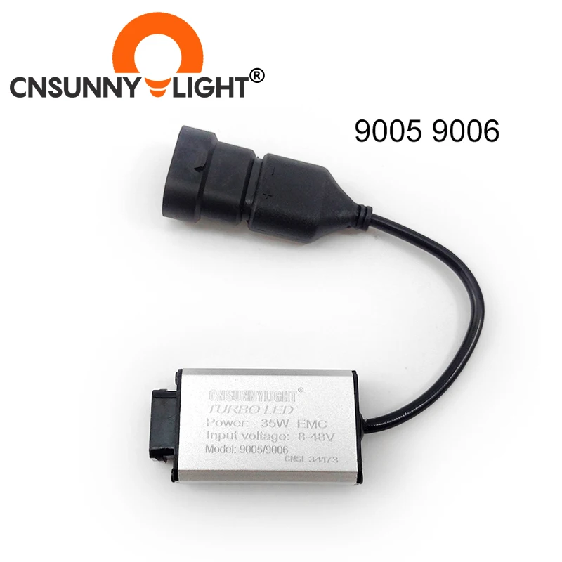 T1 Car LED Light Driver Ballast Ignition H4 H7 H1 H11 H8 9005 9006 9004 9007 H13 Plug 35W/40W 8-48V for CNSUNNYLIGHT Headlights