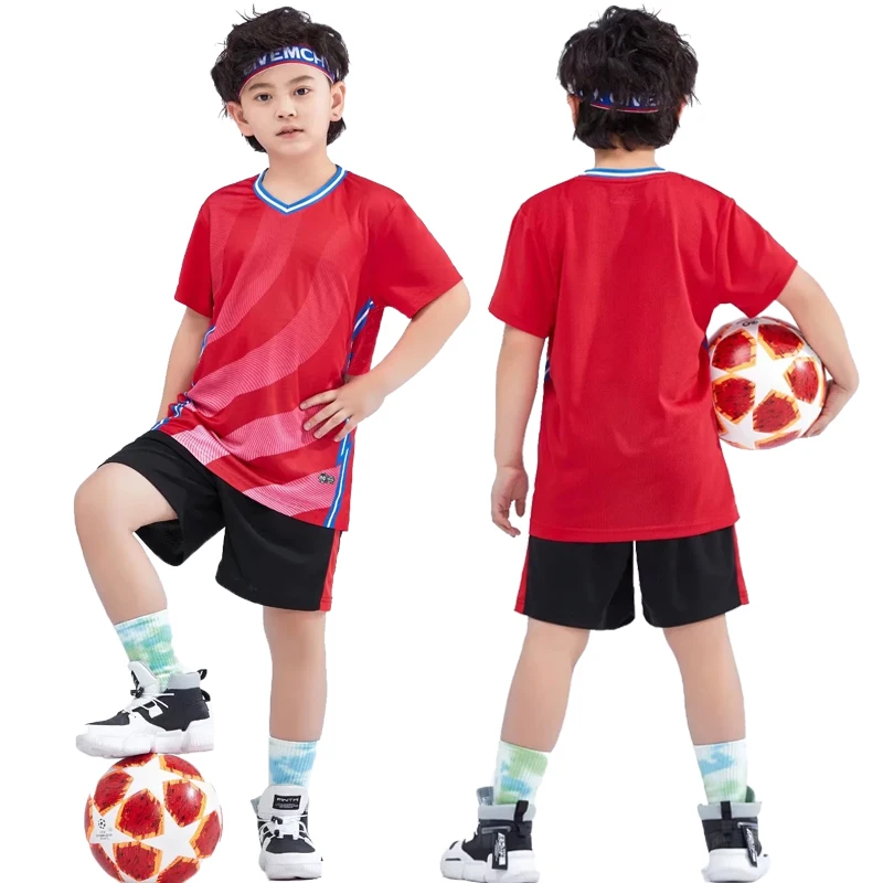 子供用サッカーシャツセット,サッカージャージ,男の子と女の子用