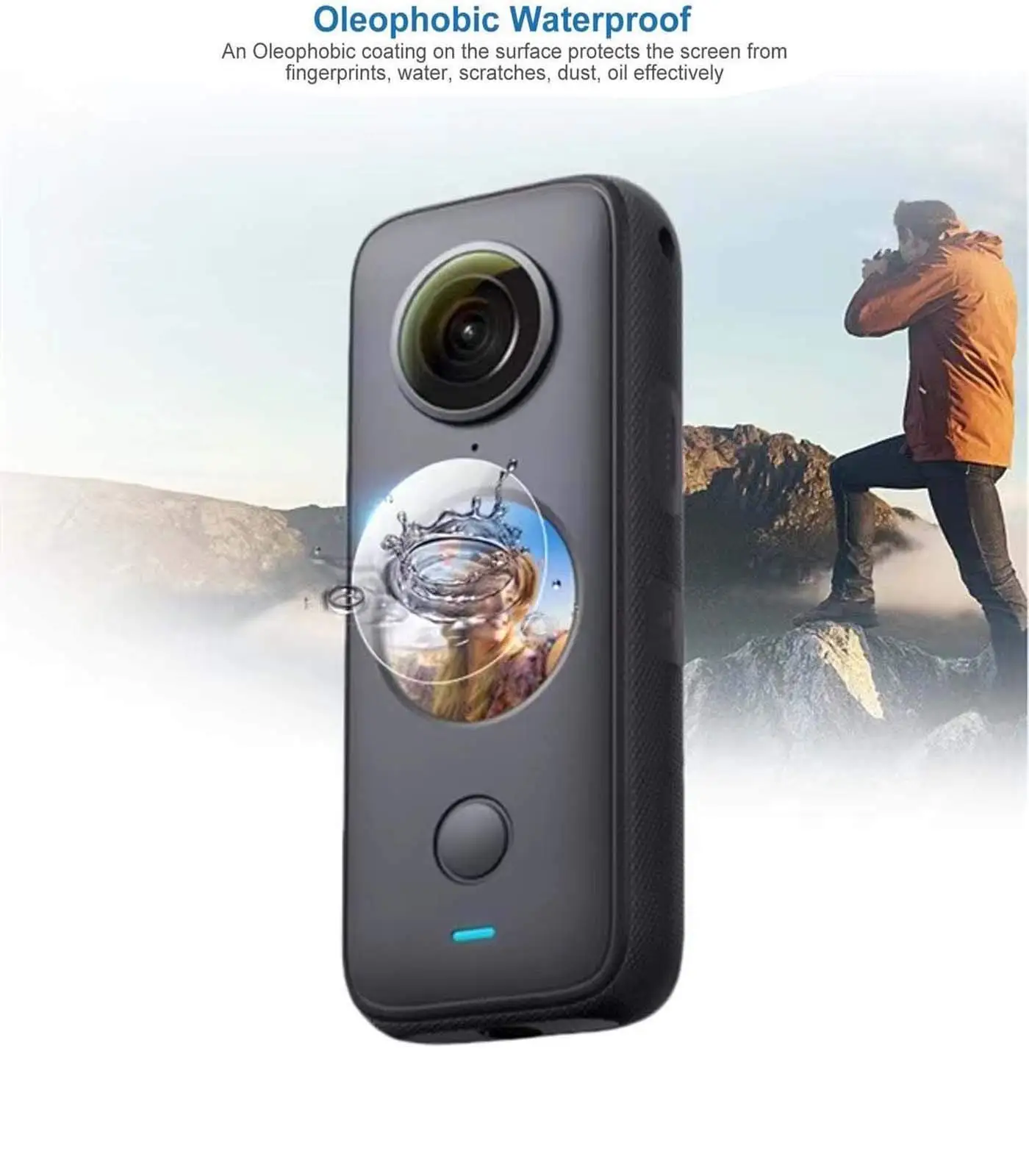 Description Picture 6 of itemTempered Glass for Insta360 ONE X2 Anti-scratch Screen Protector for Insta 360 X2 Action Camera Protective Film Accessories