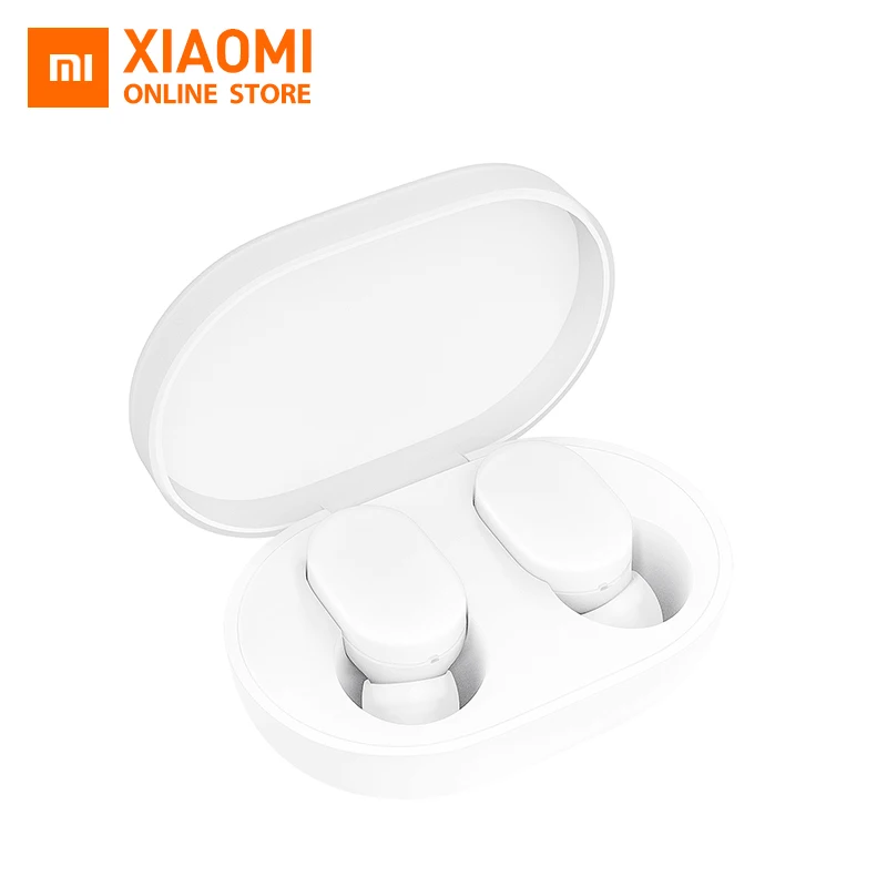

Xiaomi TWS AirDots Bluetooth 5.0 In-ear earbuds Wireless earphone with charging dock box Yoth version Smart touch white headset