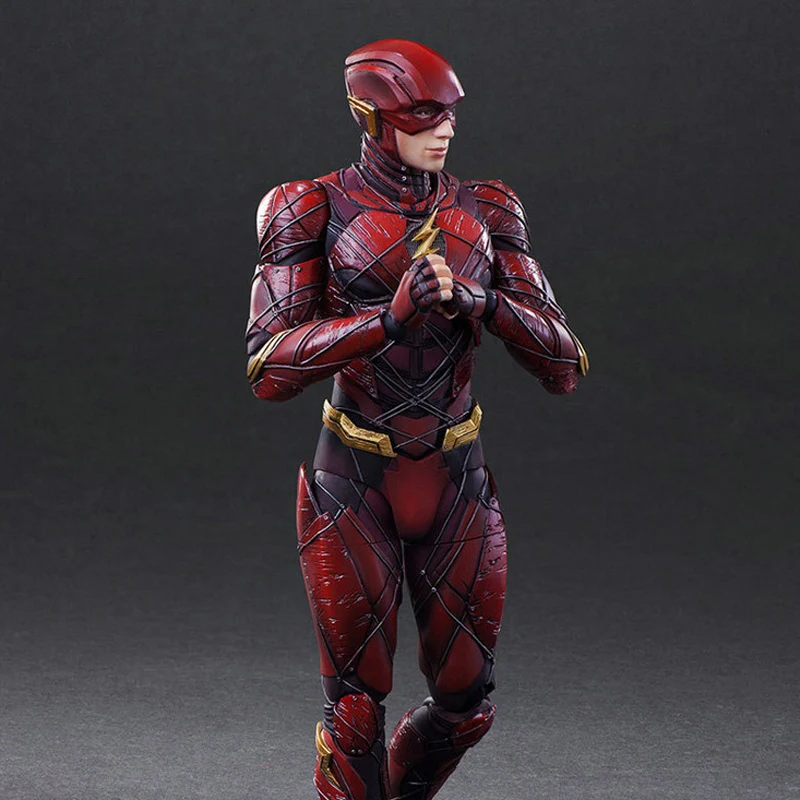 Play Arts kai Justice League super heroes dc Экшн фигурки фильм вспышка 26 см Горячая Коллекция моделей Игрушек для подарков