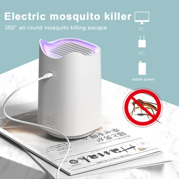 

Trap Lamp LED Light Mosquito Anti-Mosquito Lamp Mosquito Killer Cat Shape 3life Plastic Desktop Home Decoration Outdoor Zapper