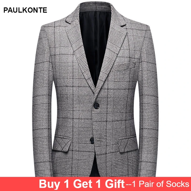 High Quality Men'S Gentleman Business Casual Single-Breasted Suits Men'S Simple Fashion Trend Wild Gray Single West