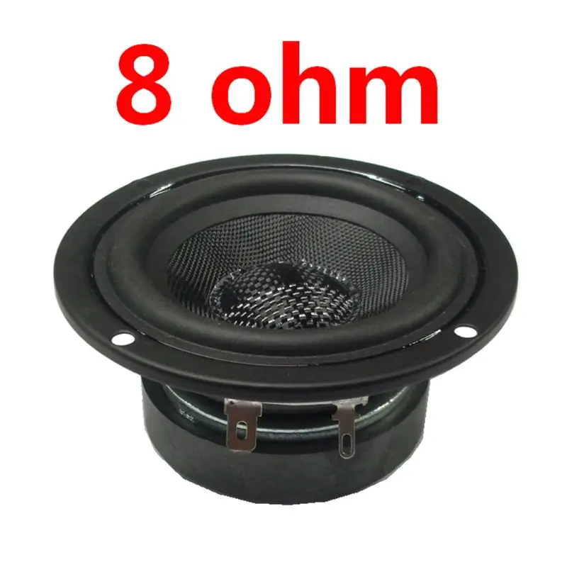Круглый сабвуфер " Hi-Fi сабвуфер Динамик 4/8Ohm НЧ-динамик аудио басовый Динамик