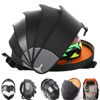 

Motocross Motorcycle Backpack Helmet Bags Waterproof Riding Bag Shoulder Storage Tail Bag Motorcycle Tail Bag Motor Accessories