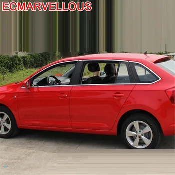 

Window Door Automobile Modified Decorative Chromium Car Styling Covers Modification Bright Sequins 18 19 FOR Skoda Spaceback