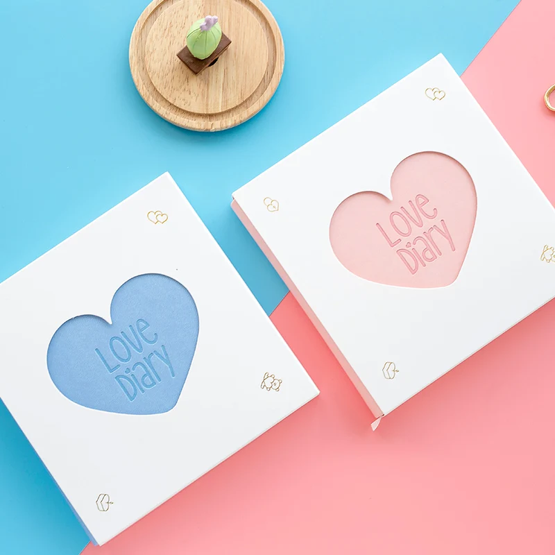 

2020 New Lover Diary Notebook Creative Illustration Record-love Notebook Simple Christmas Stationery Gift for Kids Lovers