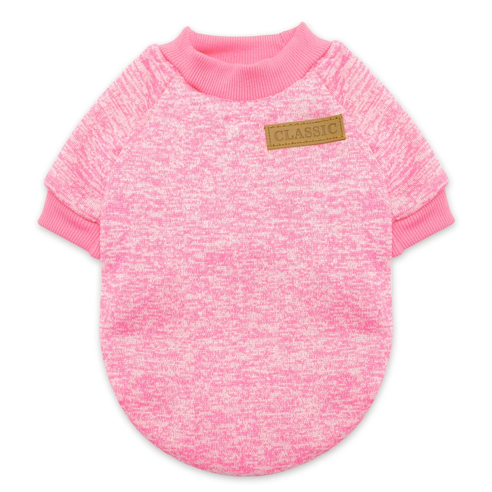 Осенне зимний свитер для кошек одежда теплая домашних питомцев маленьких собак