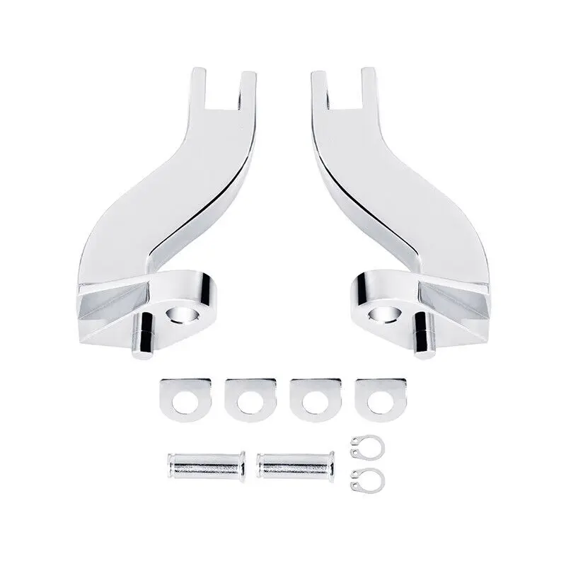 Voetpedalen Universele Motorfiets Verstelbare Passagier Voetsteunen Mount Kit Snelweg Peg Clamp Extensions Beugel: Foot pegs (Kleur : 3