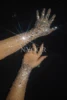 Luxurious Stretch Rhinestones Gloves Women Sparkly Crystal Mesh Long Gloves Dancer Singer Nightclub Dance Stage Show Accessories ► Photo 3/6