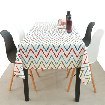 

Table Cloths Rectangular Fabric Chair Sashes for Wedding Table Decoration Kitchen Ornaments Linen Tablecloth with Embroidery