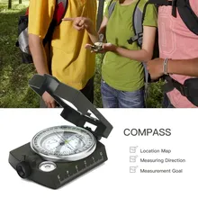 Компас для кемпинга, выживания, военный Прицельный, светящийся, линзатический, водонепроницаемый, геологический, цифровой компас, Уличное оборудование