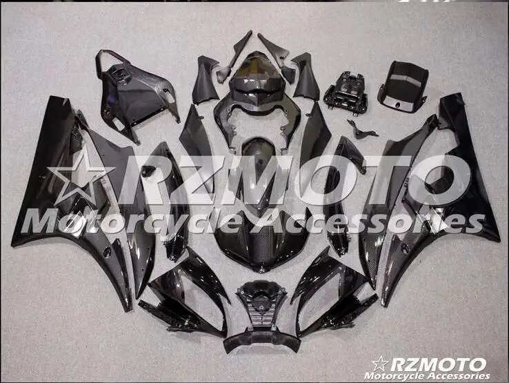 Переводная вода из углеродного волокна мотоциклетный обтекатель abs для YAMAHA YZF-R6 06 07 YZF R6 2006-2007 ACE No. VV4
