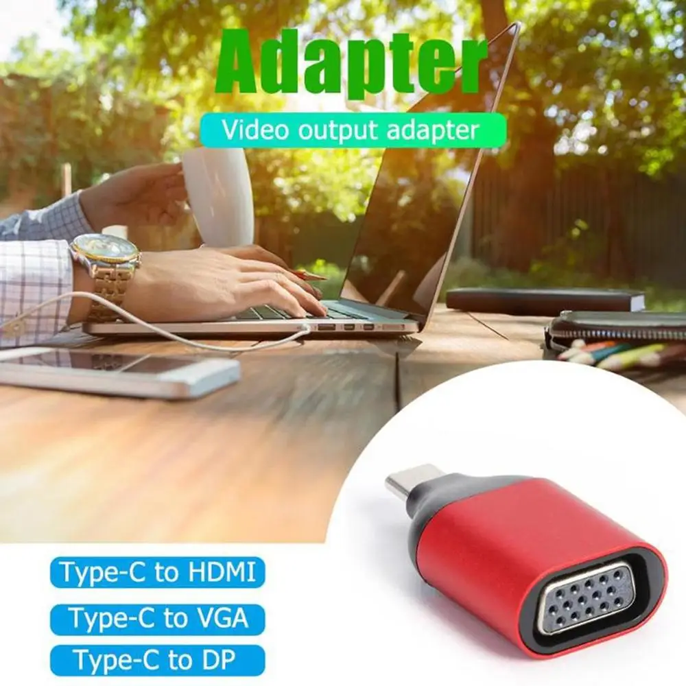 Type-C-VGA USB 3,1 адаптер USB-C-VGA Женский Кабель-адаптер для Macbook Chromebook Pixel Lumia 950XL Galaxy S8/9