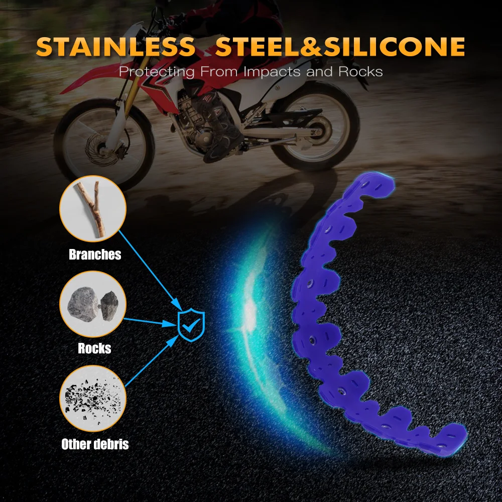 4 Stroke Exhaust Pipe Guard Protector Cover For Husqvarna FC FE 250 350 450 501 For KTM HUSABERG SHERCO YAMAHA HONDA BETA SUZUKI