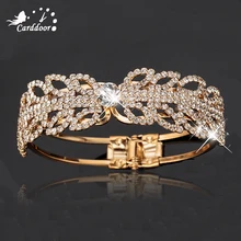 Carddoor новые браслеты в стиле панк для женщин Кристалл ретро модные ювелирные изделия подвеска со стразами браслет свадебные аксессуары
