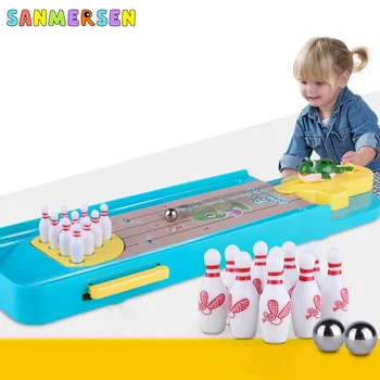 

Baby Desktop Mini Frog Bowling Game Toy Funny Parent-Child Interactive Table Board Games Toy Launch Pad Gift For Kids Child