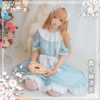 

Cells At Work! Platelet Cosplay Costumes Cute Lolita Dress Daily Full Suit Or Role Play Clothing An Exclusive Limited Edition