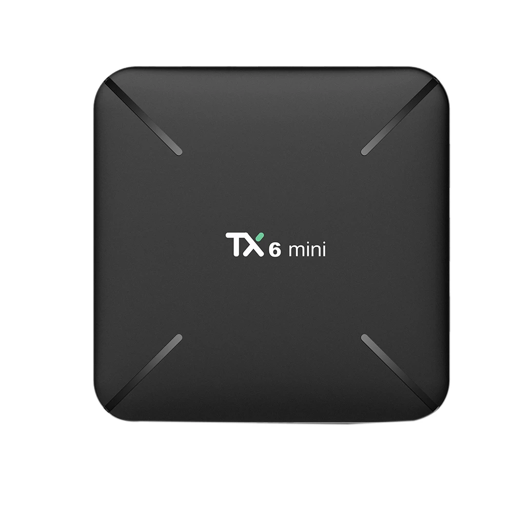 TX6 Мини Смарт Android tv Box Android 9,0 четырехъядерный процессор 2 ГБ+ 16 Гб 2,4G WiFi 4K HD AirPlay телеприставка поддерживает многоязычный