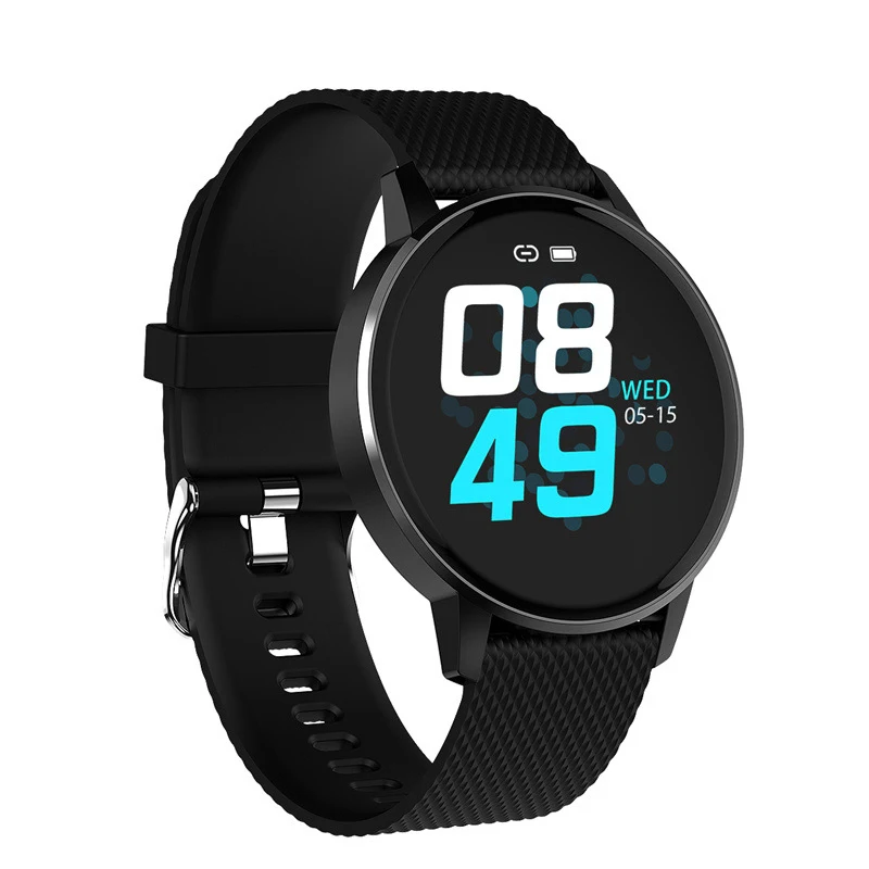 

T4 Round Screen Smart Bracelet 1.22 Touch Health Monitoring Step Entertainment Waterproof Sport Watch Intelligent Reminder