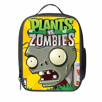 

Plants VS Zombie Portable Lunch Bags Student Food Storage Bags Kids Picnic Travel Lunch Tote Bags