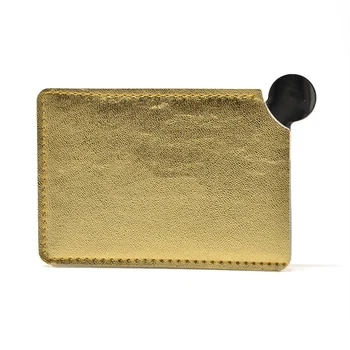 

virtual warehouse stainless steel can not break the mirror card makeup mirror gold none