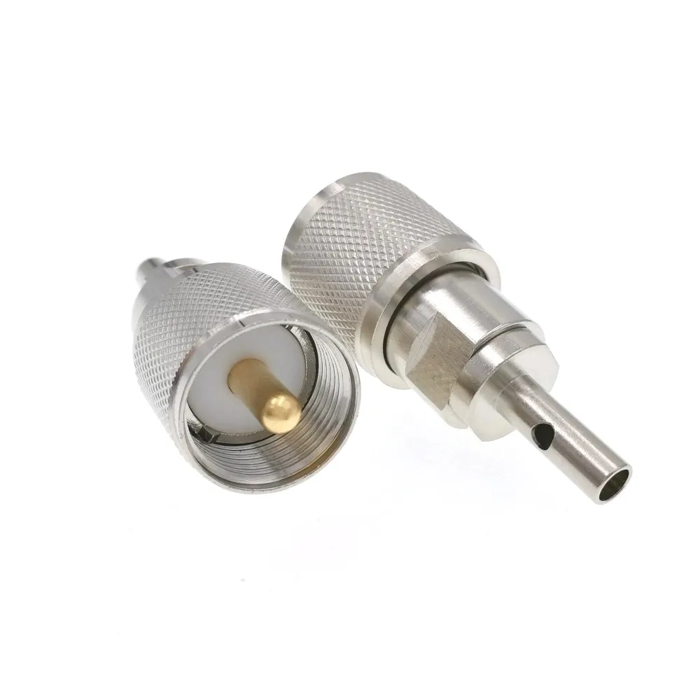 Uhf Male Pl259 Solder For Rg316 Rg174 Lmr100 Rg405 Cable Rf Connector