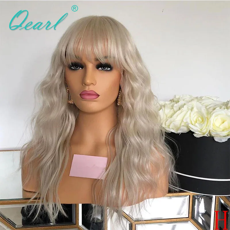 Platinum wig with bangs Clearance