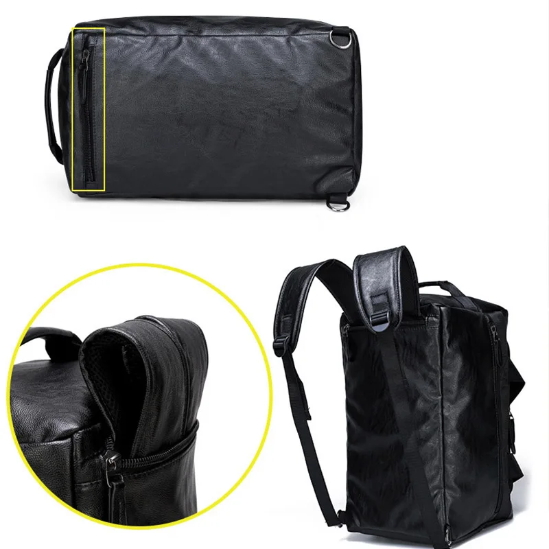 Ретро дорожная сумка мужская водонепроницаемая PU Сумка через плечо кожаная сумка через плечо вещевой мешок многофункциональные багажные сумки XA275ZC