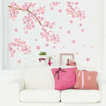 

Cherry Flower Blossom Tree Branch Wall Sticker Home Decor Vinyl Art Decal [4]