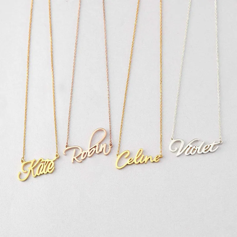 Duoying индивидуальные ожерелья с именем ожерелье под заказ индивидуальное