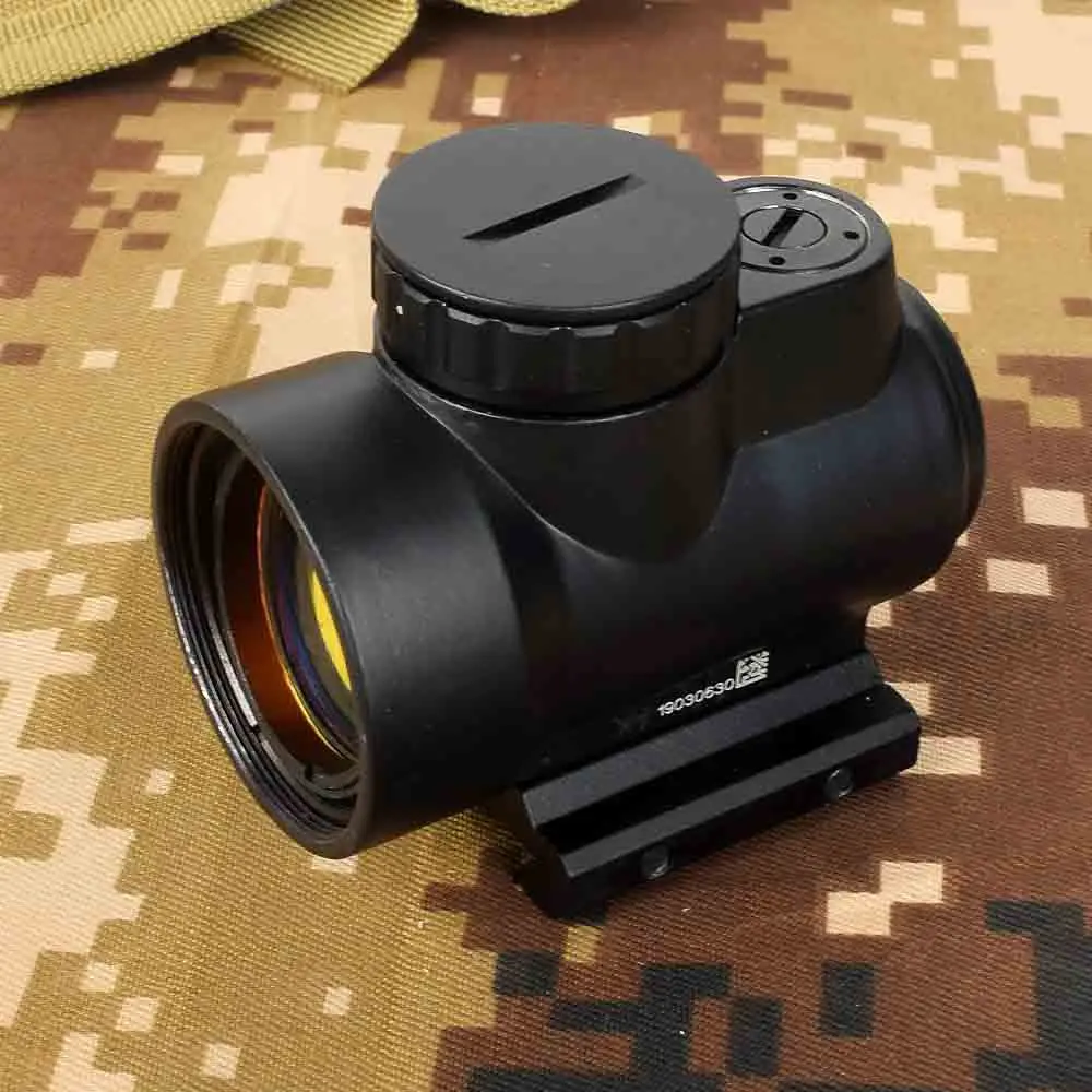 Тактический 1X25 MRO Reflex-style 2,0 MOA Регулируемый Красный точечный прицел Крепление подходит для Пикатинни-черный