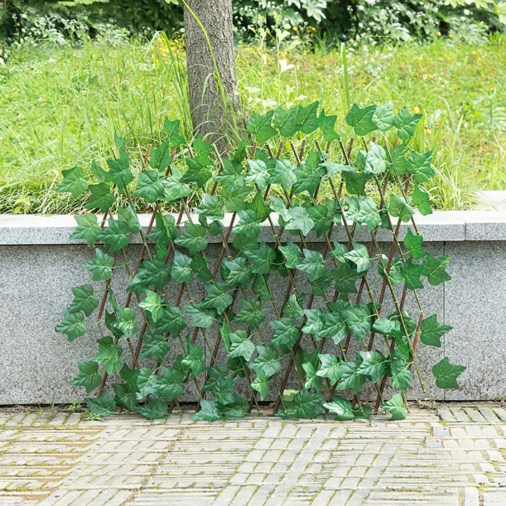 Clôture Télescopique En Bois Pour Animaux - Lot De 2 - Jardin, Chien, Chat