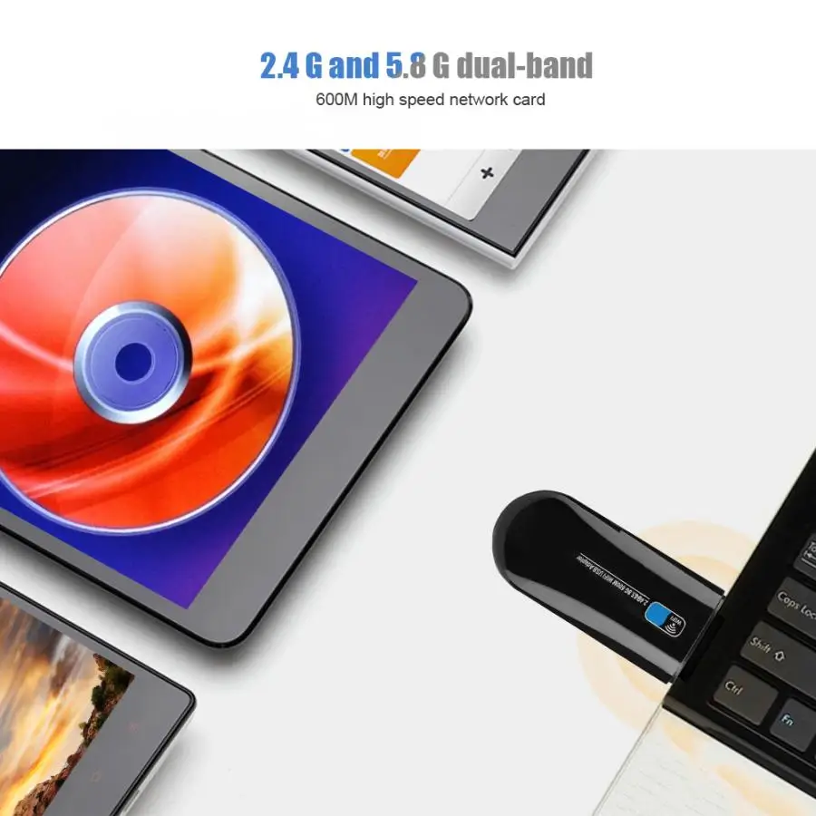 W67S USB Сетевая карта беспроводной wifi адаптер совместим с Bluetooth 4,0 для подключения к компьютеру сетевая карта приема