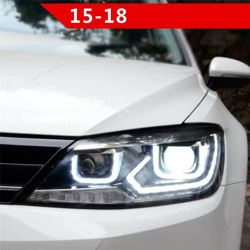 Дневные ходовые Neblineros Para автозапчасти наружная лампа Led Drl фары автомобильные фары в сборе 17 18 для Volkswagen Lamando